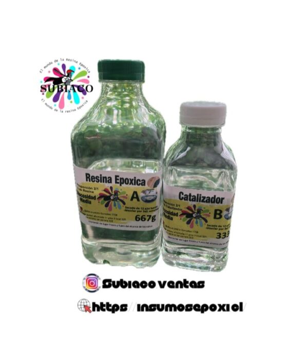 Resina Epoxica 2:1 Viscosidad media