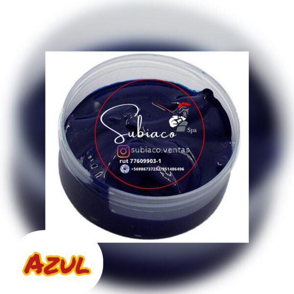 Azul pasta.
