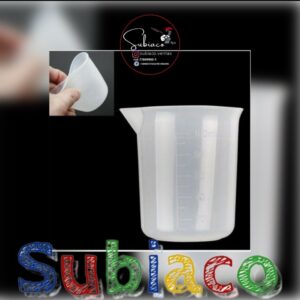 Vasos medidor de silicona