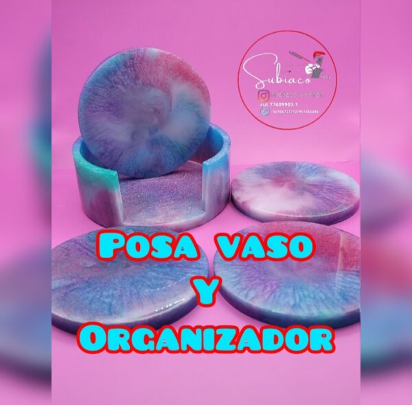 Posa vaso + Organizador. - Imagen 2