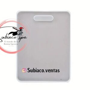 Tabla de picar rectangular con manilla