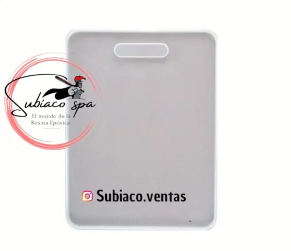 Tabla de picar rectangular con manilla