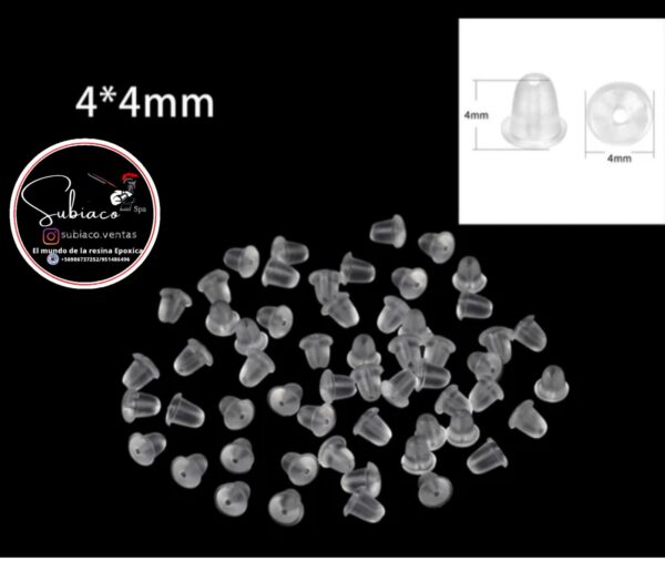 Tapitas para aretes.