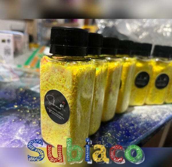 Glitter Amarillo.