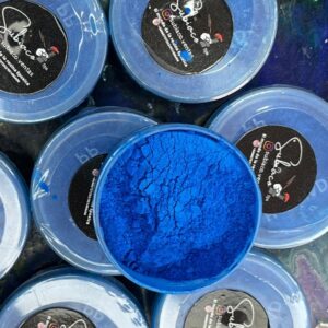 Deep blue.