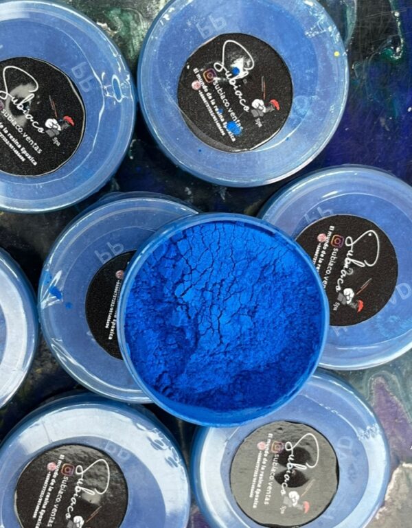 Deep blue.