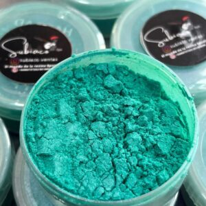Bluish green.
