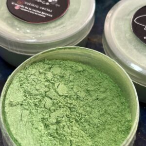 Apple green.