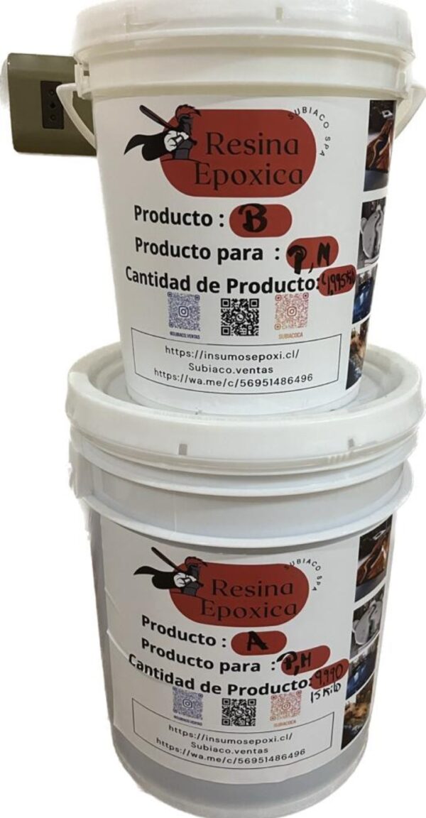 Resina epoxica 2:1 (15 k) - Imagen 2
