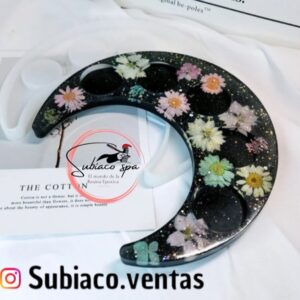 Porta velas luna